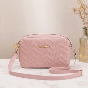 ⚠️Clearance Pink Quilted Crossbody Bag